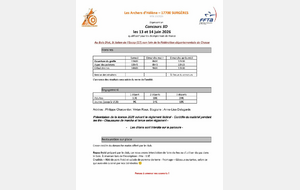 Concours 3D 13-14 juin 2026