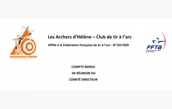 Comptes rendus des réunions